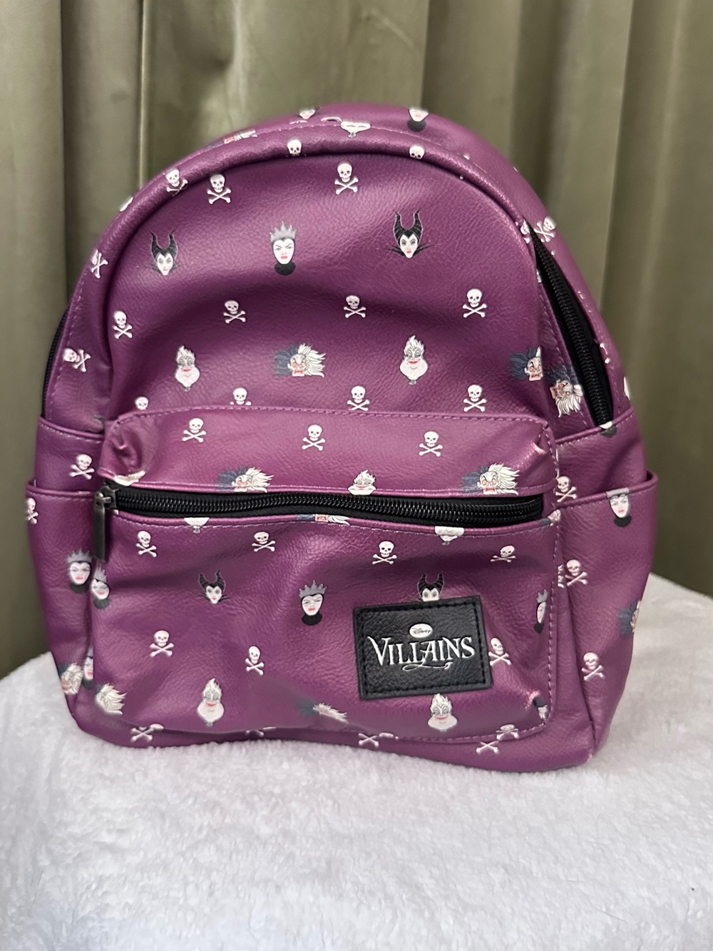 Loungefly Purple Disney Villains Mini Backpack